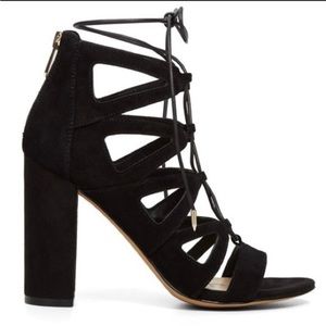Sam Edleman Yono Black Suede heels